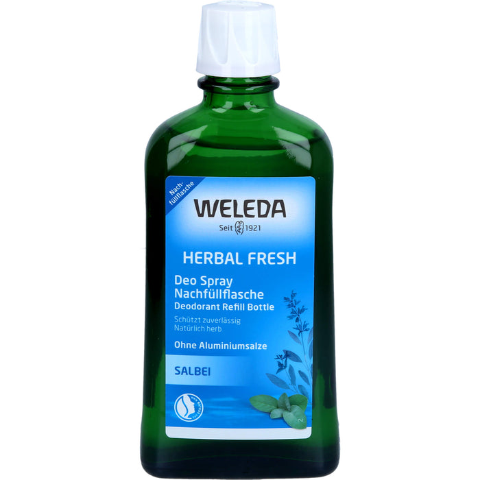 WELEDA Deodorant Nachfüllflasche Salbei ohne Aluminiumsalze, 200 ml Solution