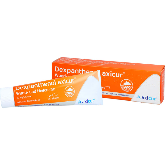 Dexpanthenol axicur® Wund- und Heilcreme, 50 mg/g Creme, 100 g CRE