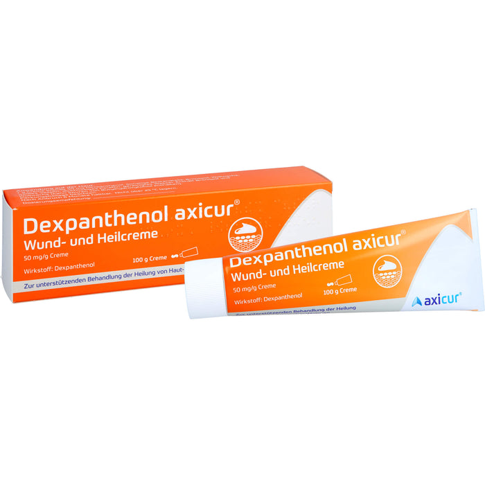 Dexpanthenol axicur® Wund- und Heilcreme, 50 mg/g Creme, 100 g CRE