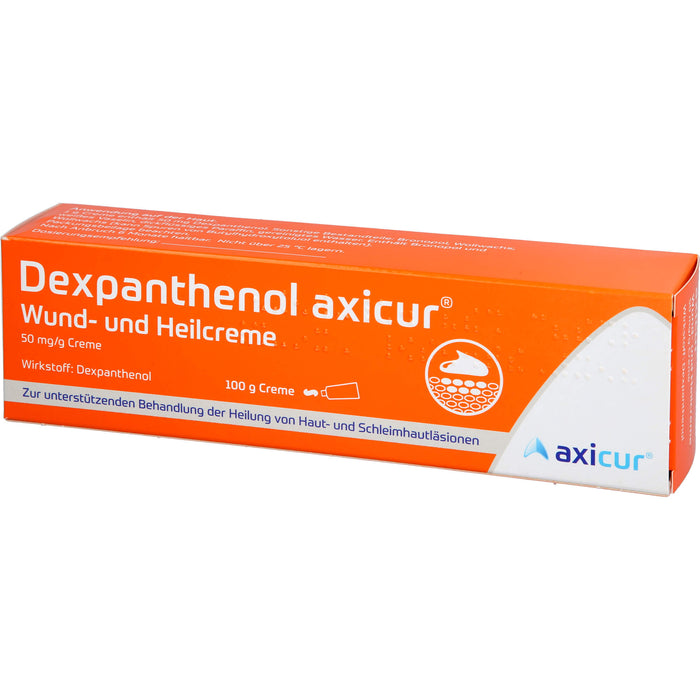 Dexpanthenol axicur® Wund- und Heilcreme, 50 mg/g Creme, 100 g CRE