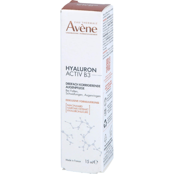 Avène Hyaluron Activ B3 dreifach korrigierende Augenpflege, 15 ml Creme