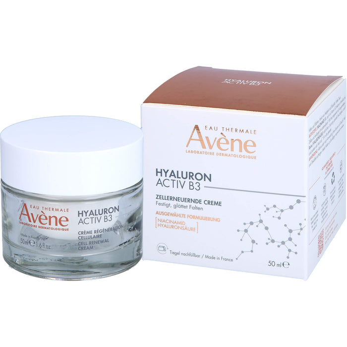 Avène Hyaluron Activ B3 zellerneuernde Creme mit Niacinamid, 50 ml Crème