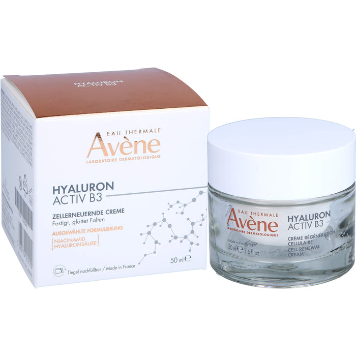 Avène Hyaluron Activ B3 zellerneuernde Creme mit Niacinamid, 50 ml Crème
