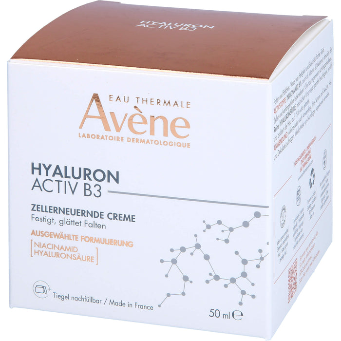 Avène Hyaluron Activ B3 zellerneuernde Creme mit Niacinamid, 50 ml Cream