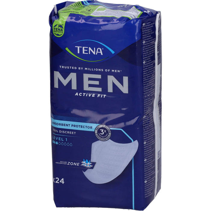 TENA Men Active Fit Level 1 Inkontinenzeinlagen, 24 pcs. Insoles