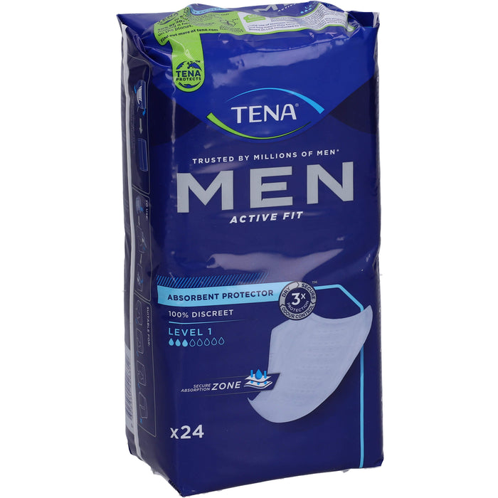 TENA Men Active Fit Level 1 Inkontinenzeinlagen, 24 pcs. Insoles