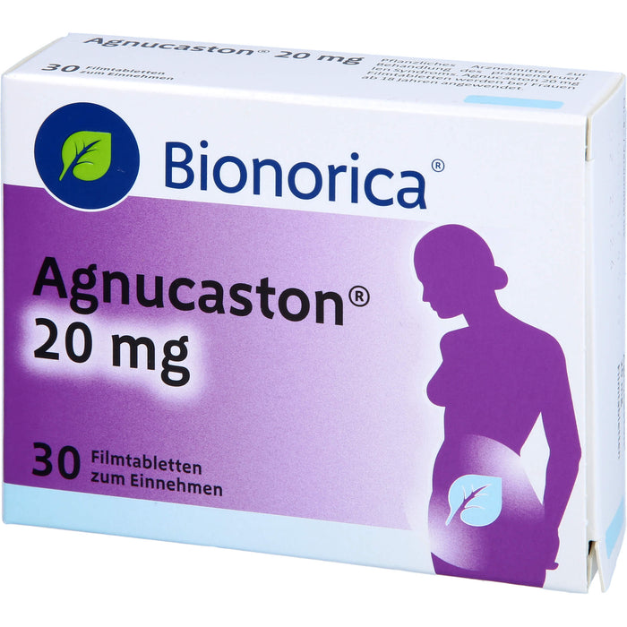 Bionorica Agnucaston 20 mg Filmtabletten beim prämenstruellen Syndrom, 30 pc Tablettes