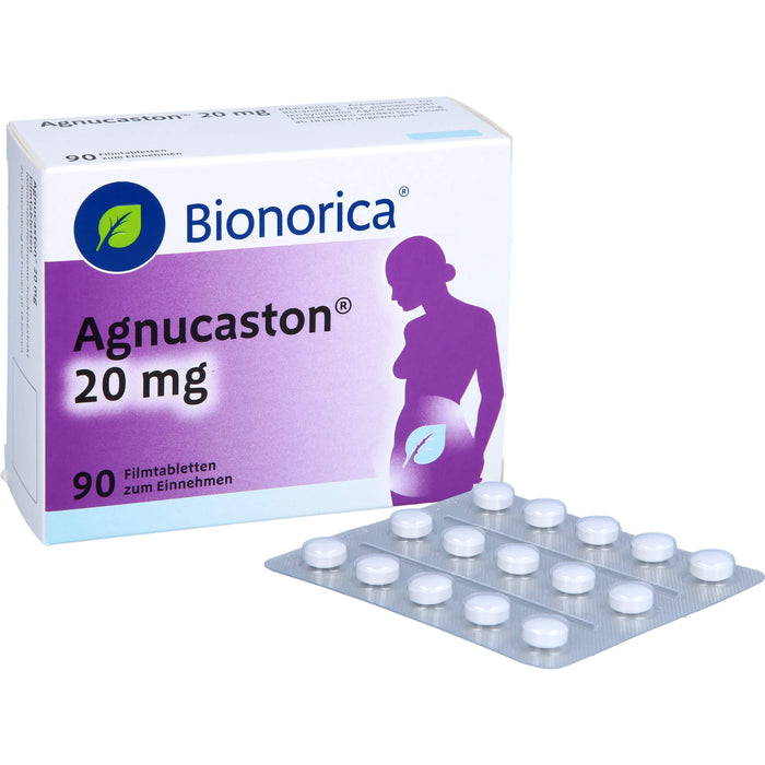 Bionorica Agnucaston 20 mg Filmtabletten beim prämenstruellen Syndrom, 90 pc Tablettes