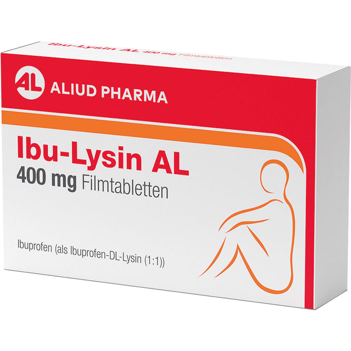 Ibu-Lysin AL 400 mg Filmtabletten bei akuten Schmerzen, 20 pcs. Tablets