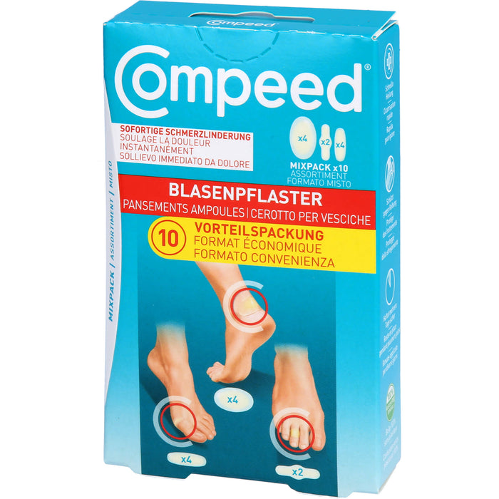 Compeed Blasenpflaster Mixpack, 10 pc Pansement