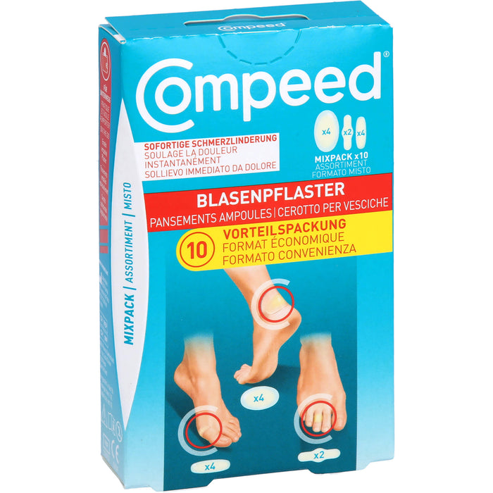 Compeed Blasenpflaster Mixpack, 10 pc Pansement