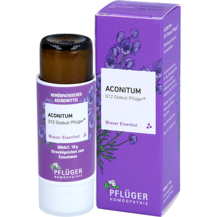 Pflüger Aconitum D12 Globuli Dosierspender, 10 g Globules