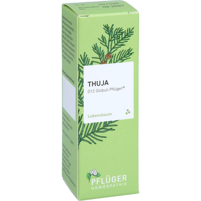 Pflüger Thuja D12 Globuli Dosierspender, 10 g Globules