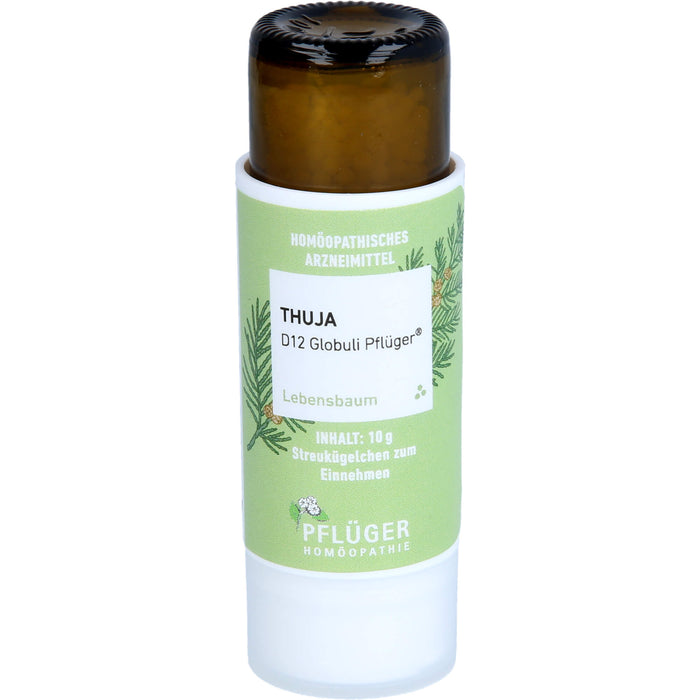 Pflüger Thuja D12 Globuli Dosierspender, 10 g Globules