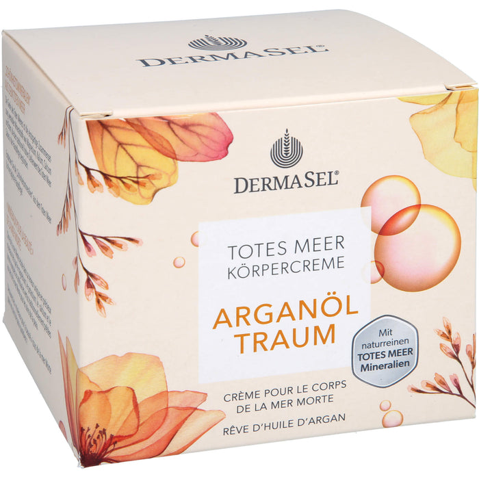 DERMASEL Totes Meer Arganöl Traum Körpercreme, 200 ml Creme