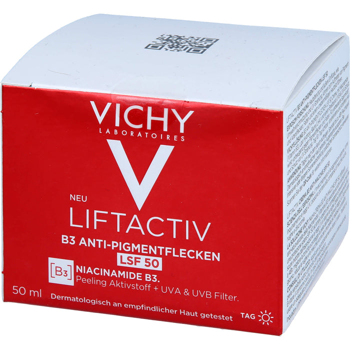 VICHY Liftactiv B3 Anti-Pigmentflecken Tagescreme LSF 50, 50 ml Crème