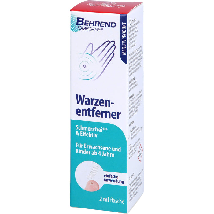 Behrend Warzenentferner für Hand & Fuß, 2 ml Lösung