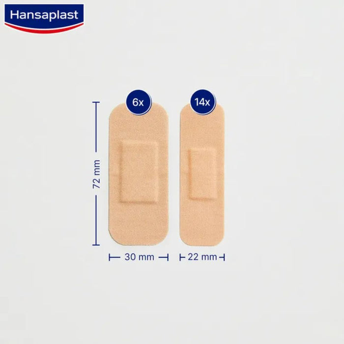 HANSAPLAST ELASTIC, 20 pc Pansement