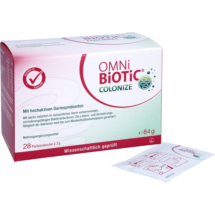 OMNI BIOTIC Colonize Pulver, 28 pc Sachets