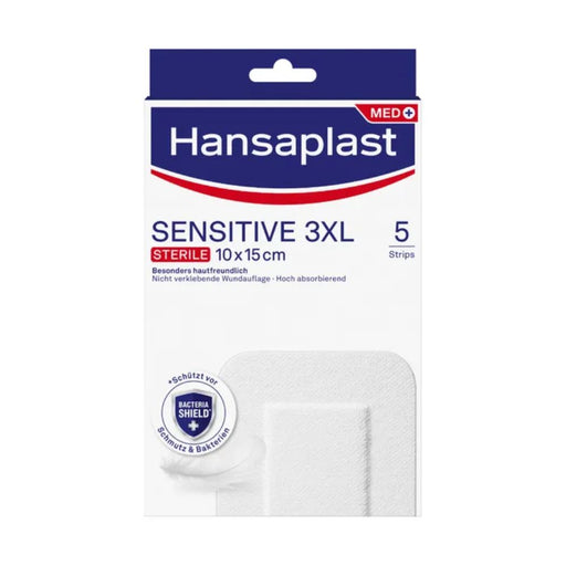 Hansaplast Wundverband Steril Sensitive 10x15cm, 5 St. Pflaster