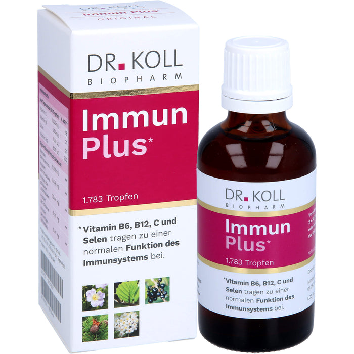 Dr. Koll Immun Plus Tropfen zur Unterstützung des Immunsystems, 50 ml 