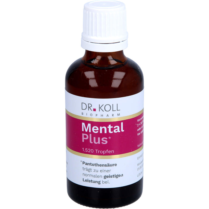 Dr. Koll Mental Plus Tropfen tragen zu einer normalen geistigen Leistung bei, 50 ml Tropfen
