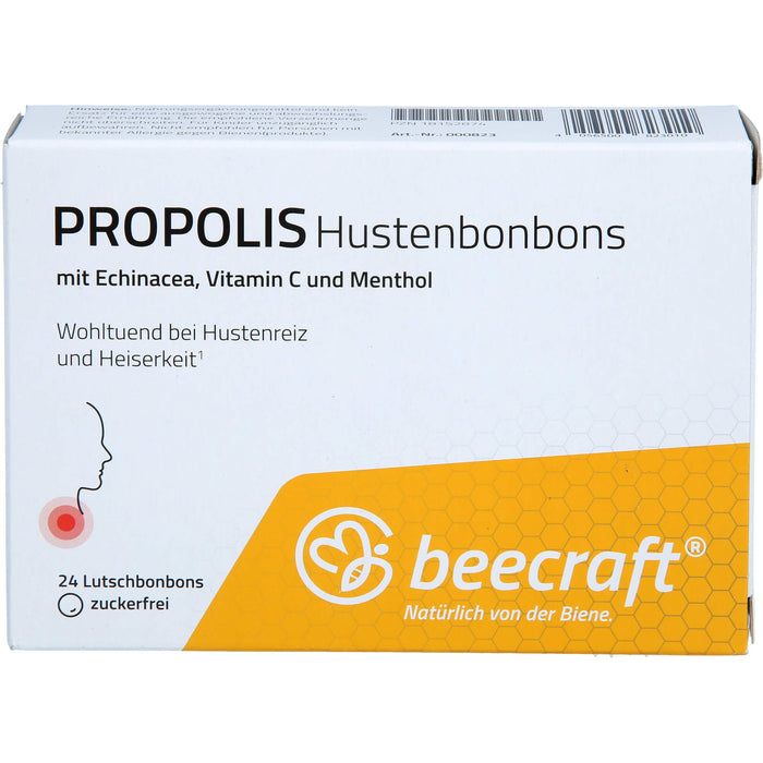 Beecraft Propolis Husten-Bonbons, 24 St. Bonbons