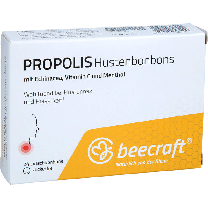 Beecraft Propolis Husten-Bonbons, 24 St. Bonbons