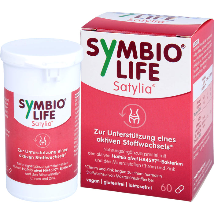SymbioLife Satylia Kapseln zur Unterstützung eines aktiven Stoffwechsels, 60 pc Capsules