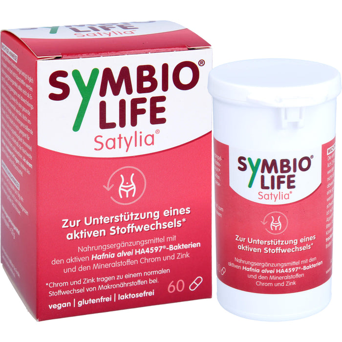 SymbioLife Satylia Kapseln zur Unterstützung eines aktiven Stoffwechsels, 60 pc Capsules
