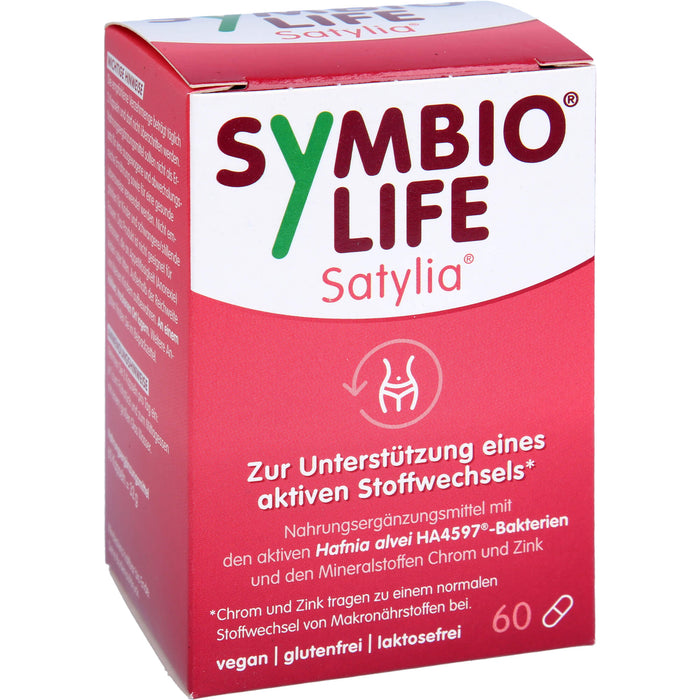SymbioLife Satylia Kapseln zur Unterstützung eines aktiven Stoffwechsels, 60 pc Capsules