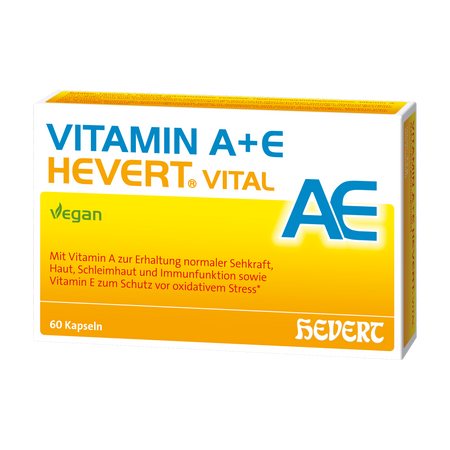 Vitamin A+E Hevert Vital, 60 St. Kapseln