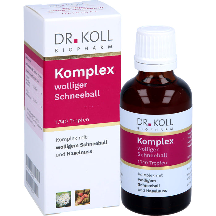 DR. KOLL Komplex wolliger Schneeball Tropfen, 50 ml Solution