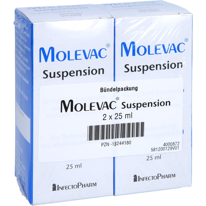 Molevac Suspension bei Madenwurmbefall, 50 ml Solution