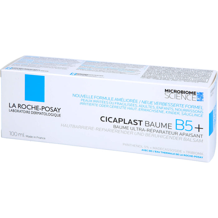 La Roche-Posay Cicaplast Baume B5+ Hautbarriere-reparierender und beruhigender Balsam, 100 ml Crème
