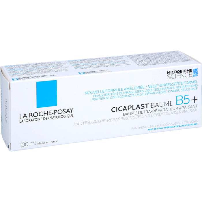 La Roche-Posay Cicaplast Baume B5+ Hautbarriere-reparierender und beruhigender Balsam, 100 ml Creme