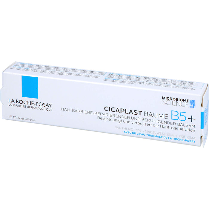 La Roche-Posay Cicaplast Baume B5+ reparierende Creme für geschädigte und irritierte Haut, 15 ml Crème