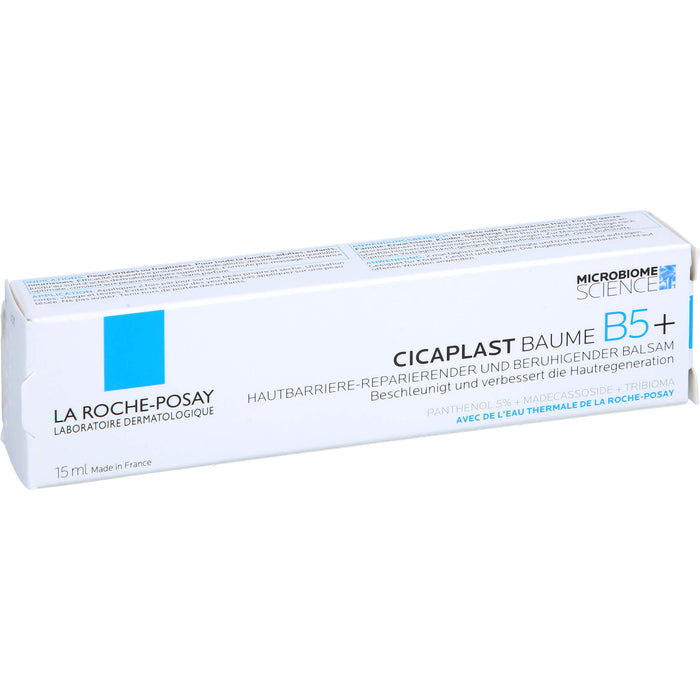 La Roche-Posay Cicaplast Baume B5+ reparierende Creme für geschädigte und irritierte Haut, 15 ml Crème