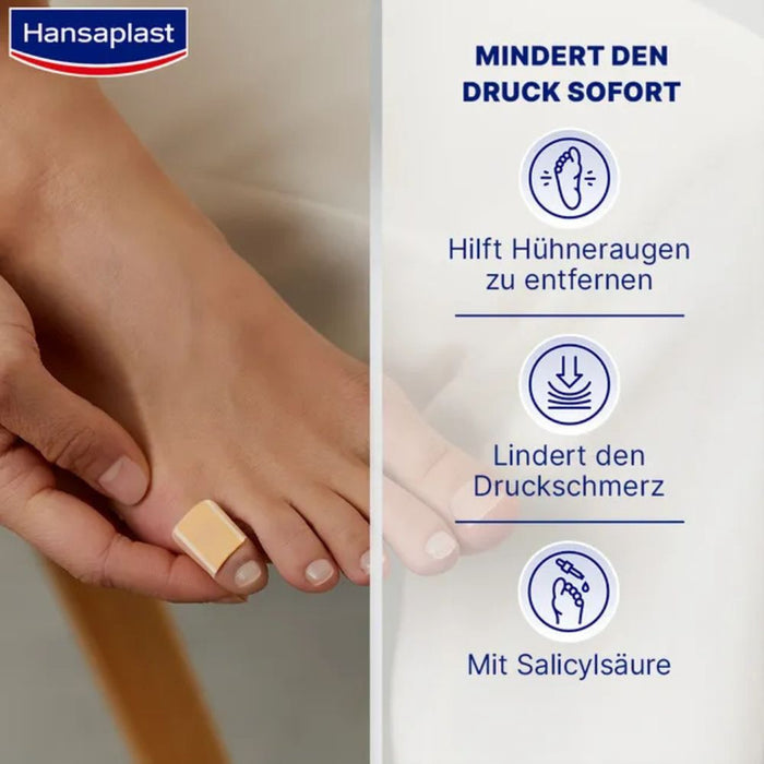 Hansaplast Hühneraugen-Pflaster mindert den Druck sofort, 8 pc Pansement