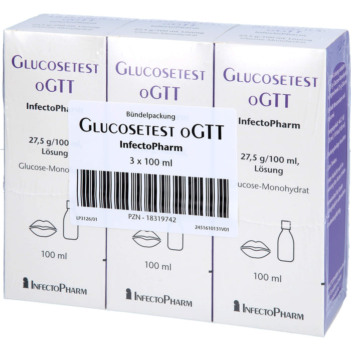 InfectoPharm Glucosetest oGTT Lösung, 100 ml Solution