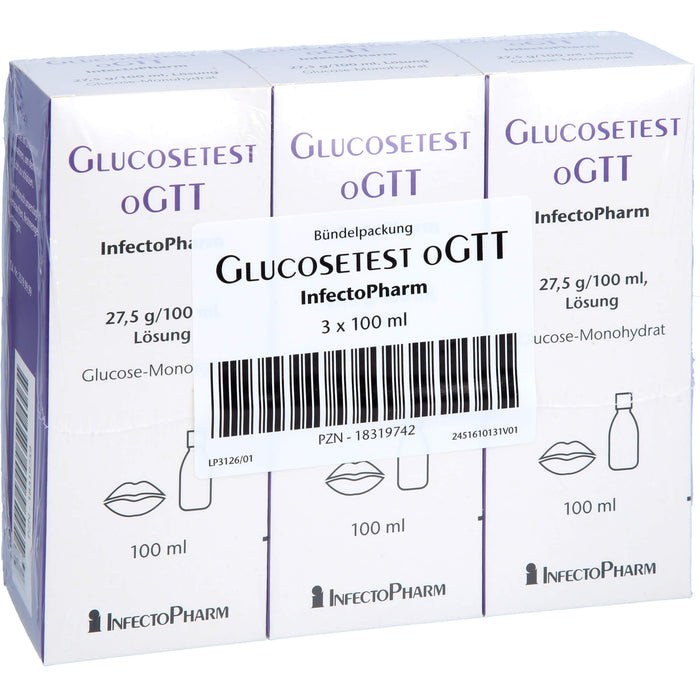 InfectoPharm Glucosetest oGTT Lösung, 100 ml Solution