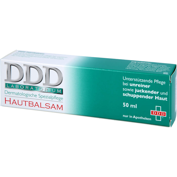 DDD Hautbalsam bei unreiner, juckender und schuppender Haut, 50 ml Baume