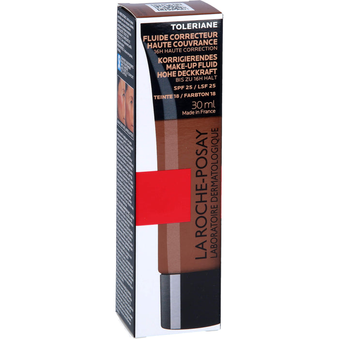 La Roche-Posay Toleriane korrigierendes Make-up Fluid Nr. 18 für empfindliche und unreine Haut, 30 ml Cream