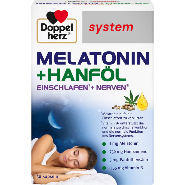 Doppelherz aktiv Melatonin Spray mit Minzgeschmack, 30 ml Lösung