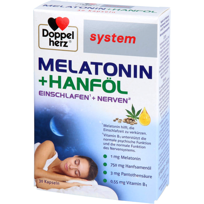 Doppelherz aktiv Melatonin Spray mit Minzgeschmack, 30 ml Solution