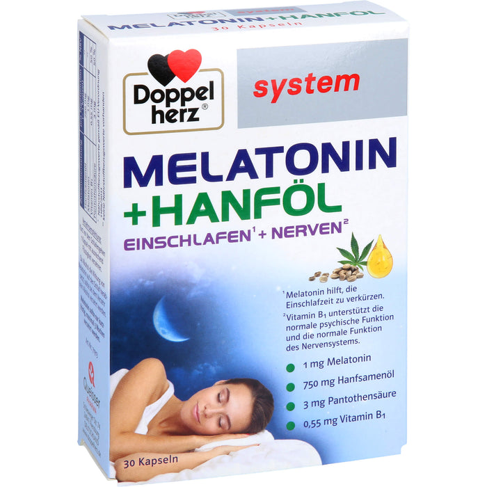 Doppelherz aktiv Melatonin Spray mit Minzgeschmack, 30 ml Solution