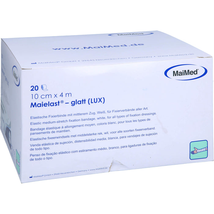 Maielast elastische Fixierbinden glatt 10 cm x 4 m, 20 pc Bandage