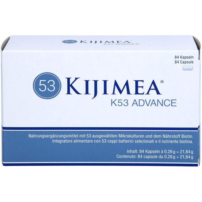 KIJIMEA K53 Advance Kapseln zur Erhaltung normaler Schleimhäute, 84 St. Kapseln