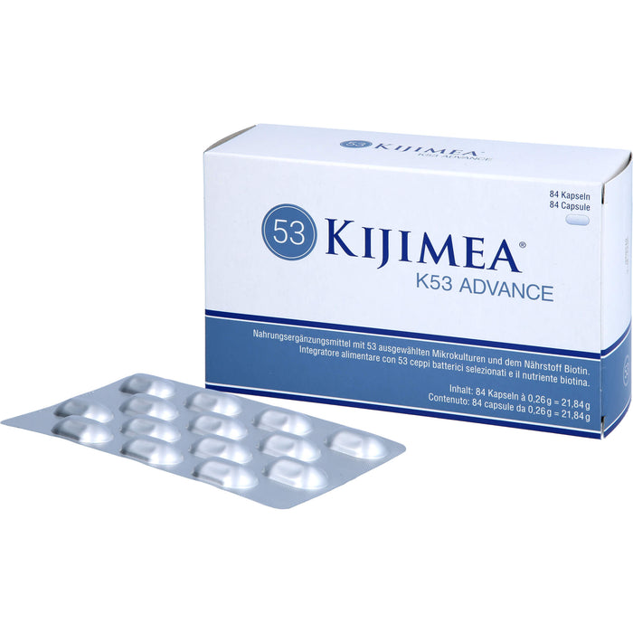 KIJIMEA K53 Advance Kapseln zur Erhaltung normaler Schleimhäute, 84 pcs. Capsules