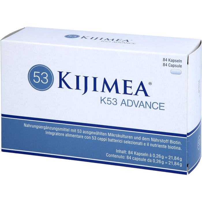KIJIMEA K53 Advance Kapseln zur Erhaltung normaler Schleimhäute, 84 St. Kapseln